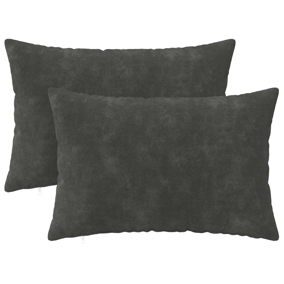 Cushion Cover 2 pcs HEERLEN Anthracite 50 x 80 cm