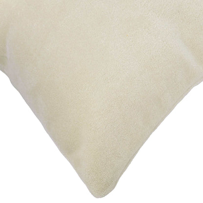Cushion Cover 2 pcs HEERLEN Cream 50 x 80 cm Microfiber Fleece