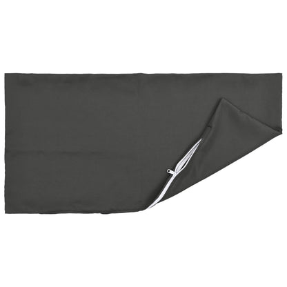 Cushion Cover 6 pcs HEERLEN Anthracite 50 x 80 cm Polyester