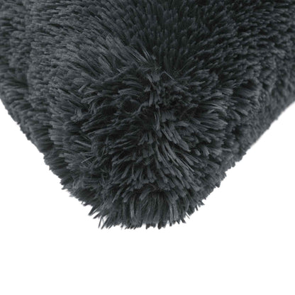 Cushion Cover 2 pcs HEERLEN Anthracite 50 x 80 cm PV Fleece
