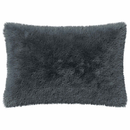 Cushion Cover 2 pcs HEERLEN Anthracite 50 x 80 cm PV Fleece