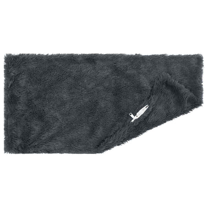 Cushion Cover 6 pcs HEERLEN Anthracite 50 x 80 cm PV Fleece