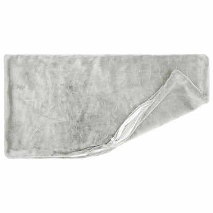 Cushion Cover 2 pcs HEERLEN Light Grey 50 x 80 cm Flannel