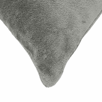Cushion Cover 6 pcs HEERLEN Dark Grey 50 x 80 cm Flannel