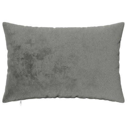 Cushion Cover 6 pcs HEERLEN Dark Grey 50 x 80 cm Flannel