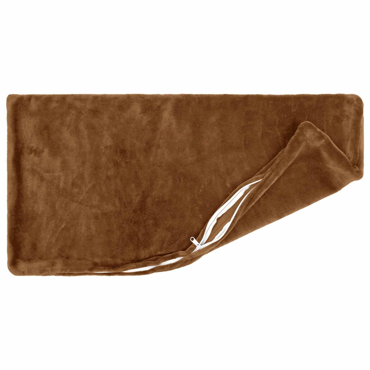 Cushion Cover 2 pcs HEERLEN Light Brown 50 x 80 cm Flannel