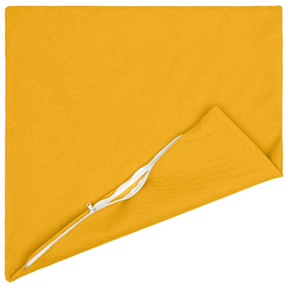 Cushion Cover 2 pcs HEERLEN Light Yellow 55 x 55 cm Fabric