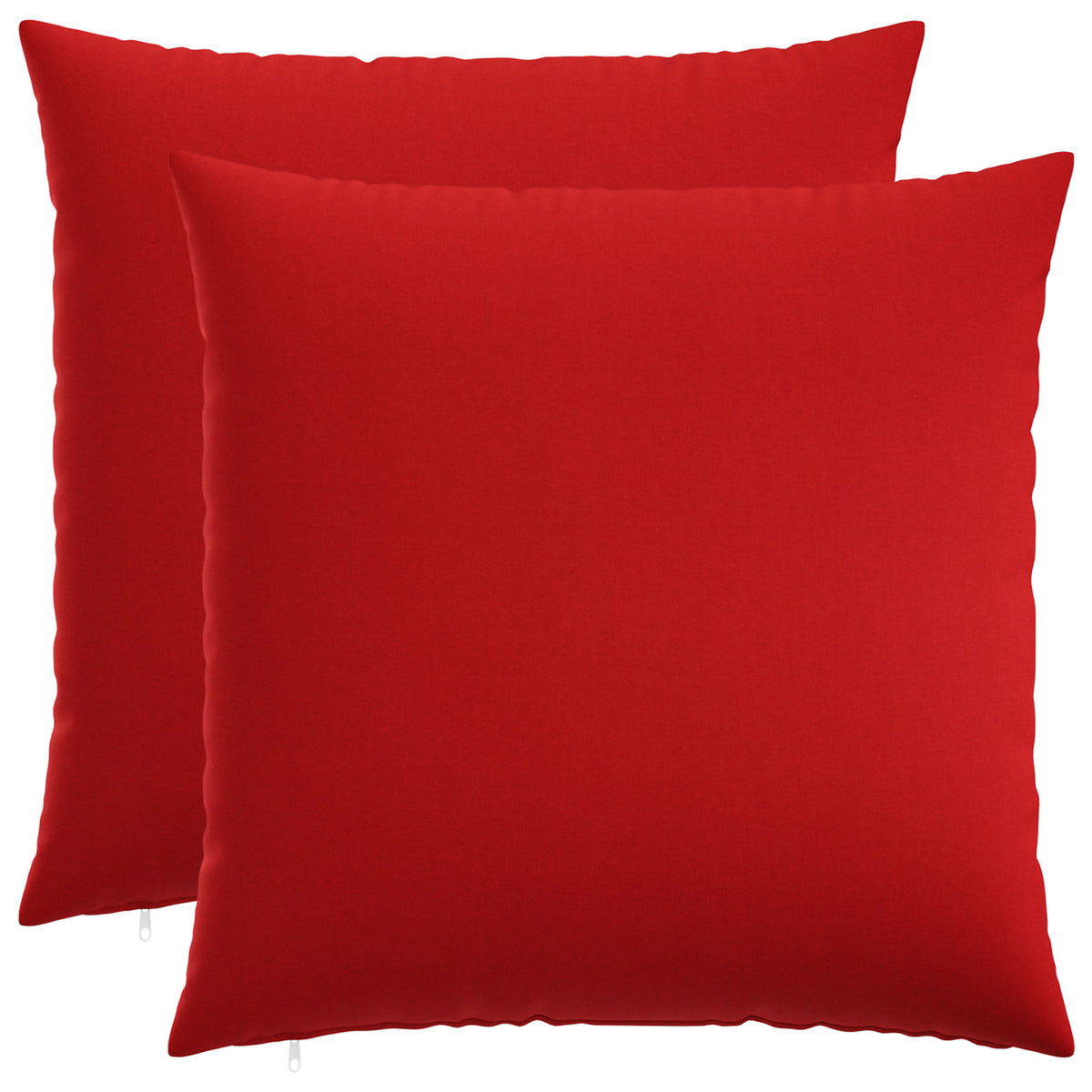 Cushion Cover 2 pcs HEERLEN Red 55 x 55 cm Fabric