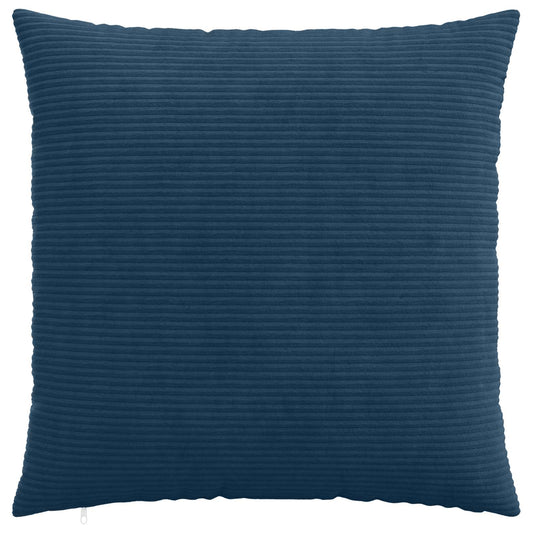 Cushion Cover 2 pcs HEERLEN Navy Blue 55 x 55 cm Corduroy