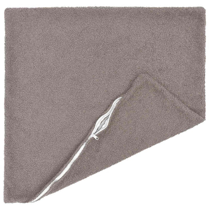Cushion Cover 2 pcs HEERLEN Light Grey 55 x 55 cm Bouclé