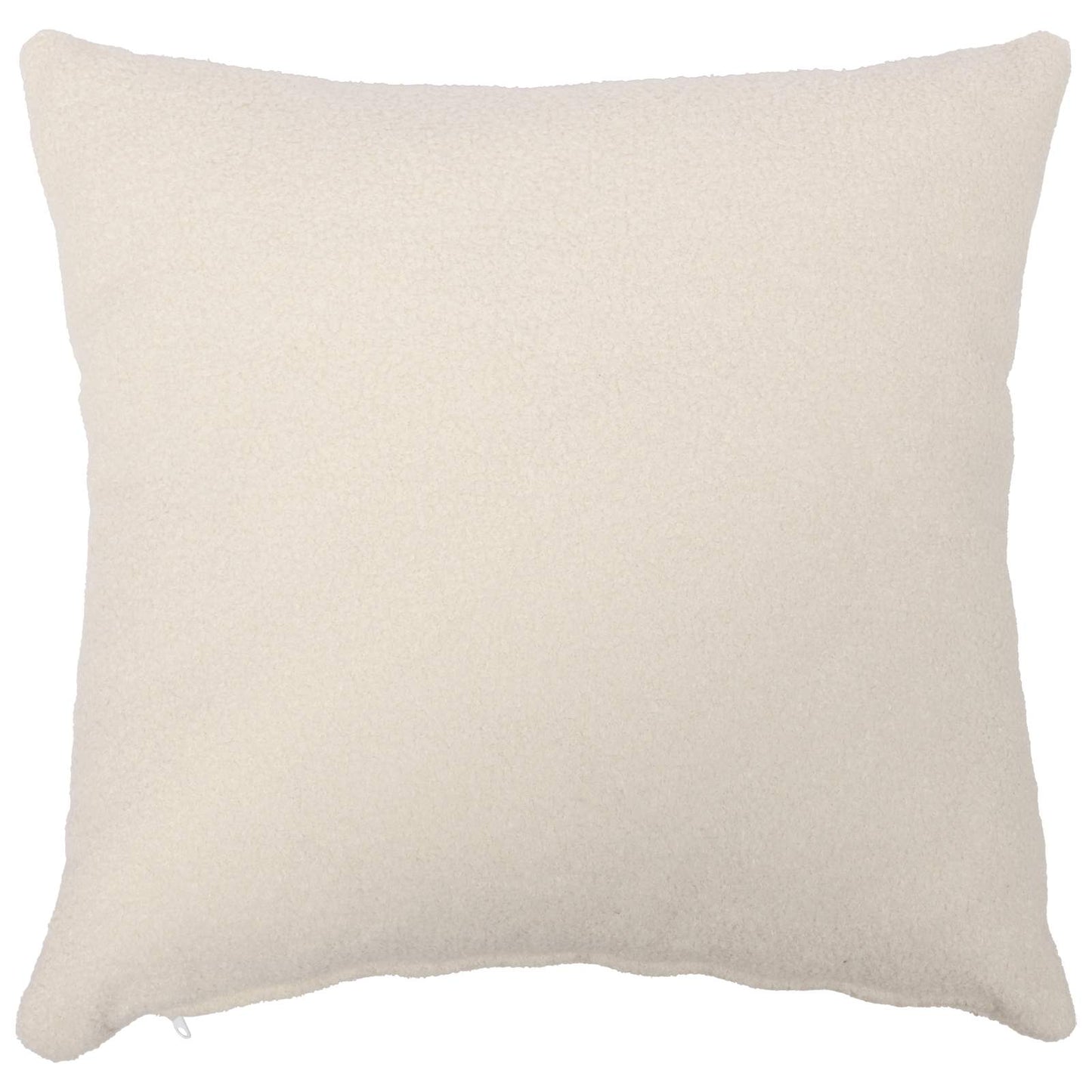 Cushion Cover 2 pcs HEERLEN Cream 55 x 55 cm Bouclé