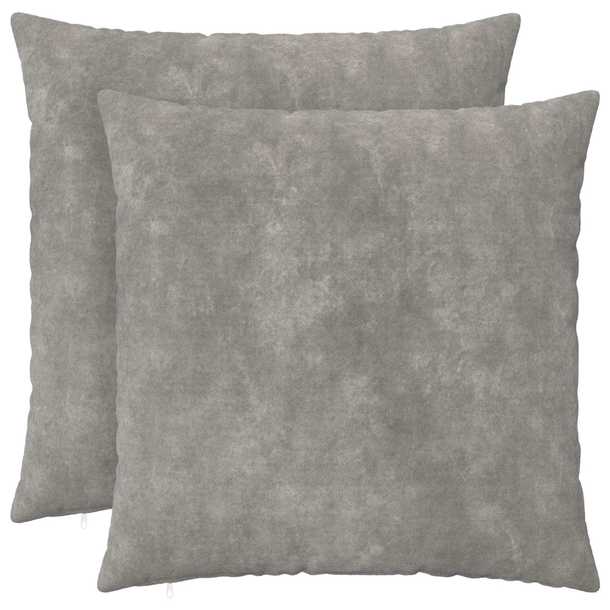 Cushion Cover 2 pcs HEERLEN Light Grey 55 x 55 cm