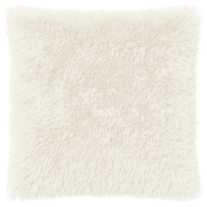 Cushion Cover 2 pcs HEERLEN White 55 x 55 cm PV Fleece