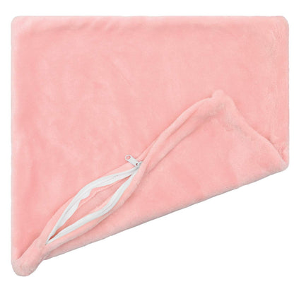 Cushion Cover 2 pcs HEERLEN Pink 55 x 55 cm Flannel