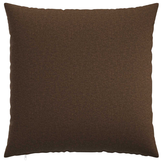 Cushion Cover 6 pcs HEERLEN Brown 60 x 60 cm Fabric