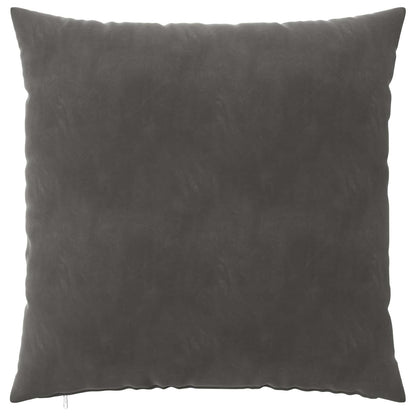 Cushion Cover 6 pcs HEERLEN Dark Grey 60 x 60 cm Velvet