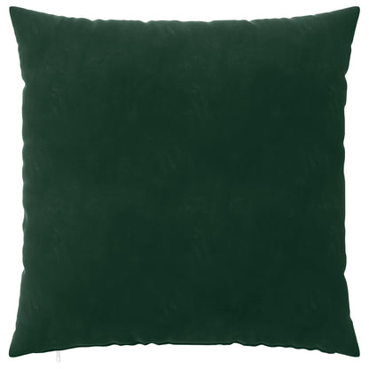 Cushion Cover 6 pcs HEERLEN Dark Green 60 x 60 cm Velvet