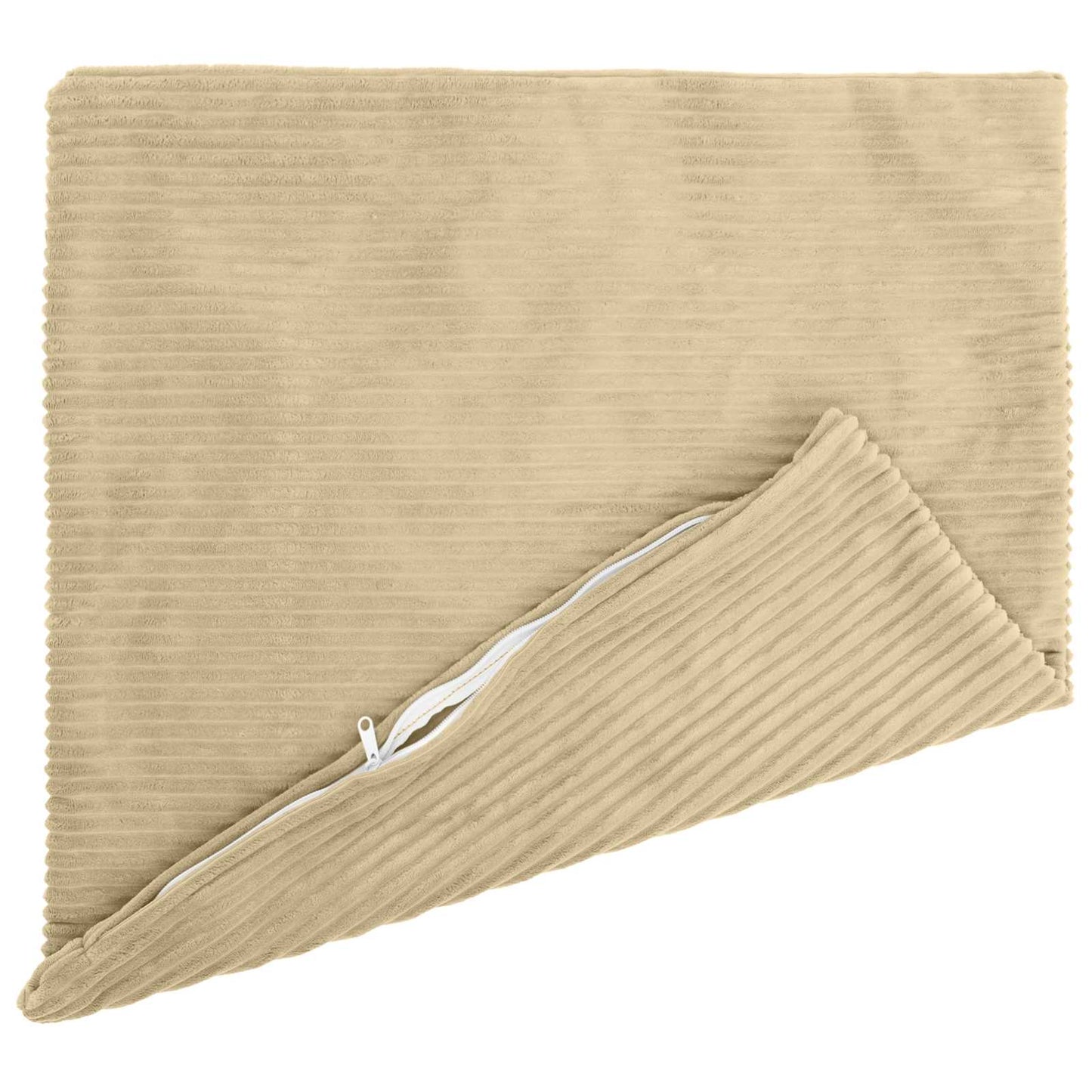 Cushion Cover 2 pcs HEERLEN Green Grey 60 x 60 cm Corduroy