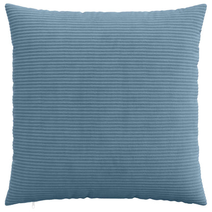 Cushion Cover 6 pcs HEERLEN Blue 60 x 60 cm Corduroy