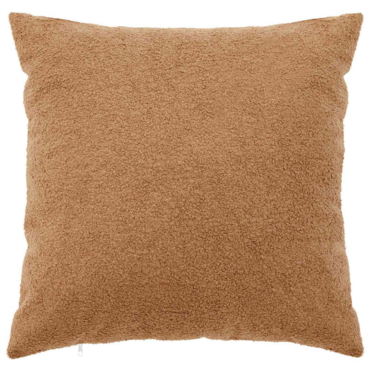 Cushion Cover 2 pcs HEERLEN Beige 60 x 60 cm Bouclé