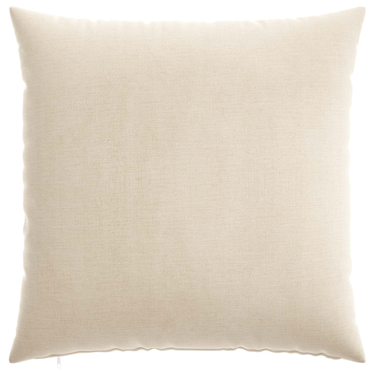 Cushion Cover 2 pcs HEERLEN Cream 60 x 60 cm Chenille Fabric
