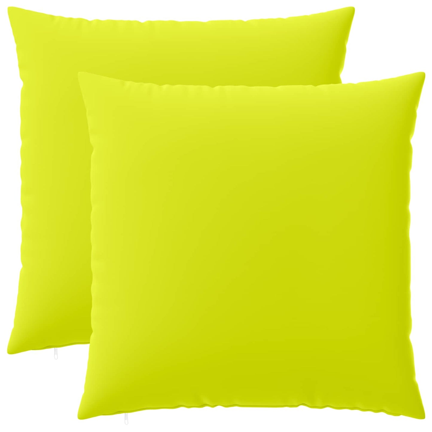 Cushion Cover 2 pcs HEERLEN Bright Green 60 x 60 cm Polyester