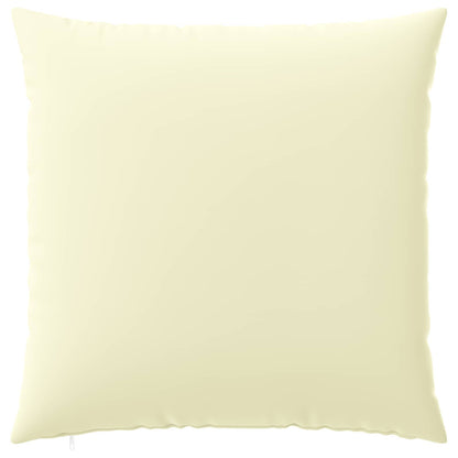 Cushion Cover 2 pcs HEERLEN Cream 60 x 60 cm Polyester