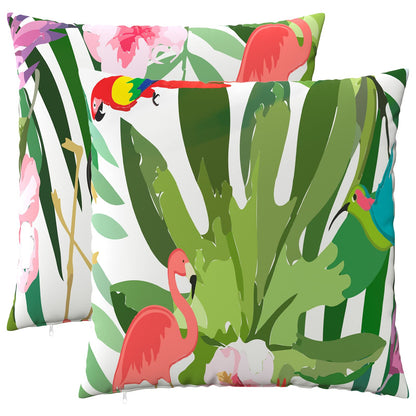Cushion Cover 2 pcs HEERLEN Multicolour 60 x 60 cm Polyester