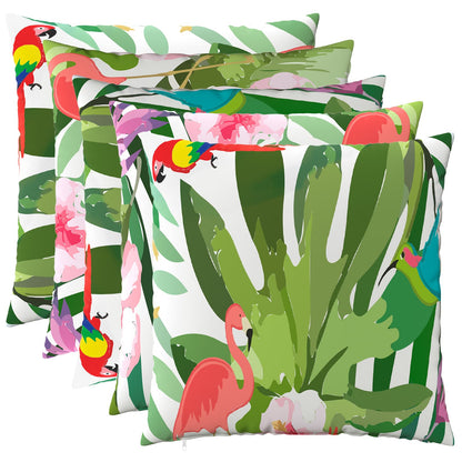 Cushion Cover 6 pcs HEERLEN Multicolour 60 x 60 cm Polyester