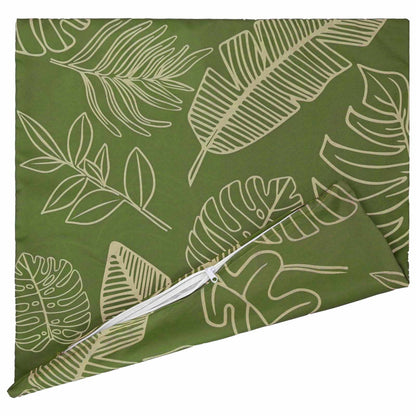 Cushion Cover 2 pcs HEERLEN Leaf Design 60 x 60 cm Polyester