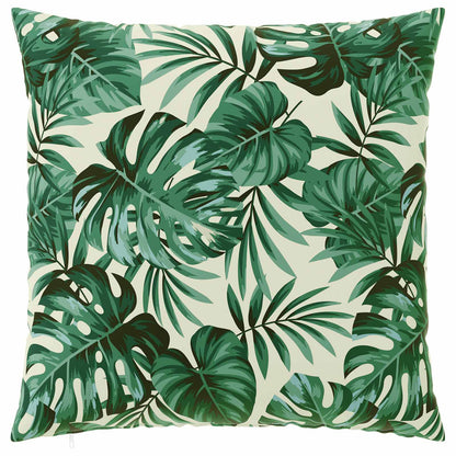 Cushion Cover 2 pcs HEERLEN Leaf Pattern 60 x 60 cm Polyester