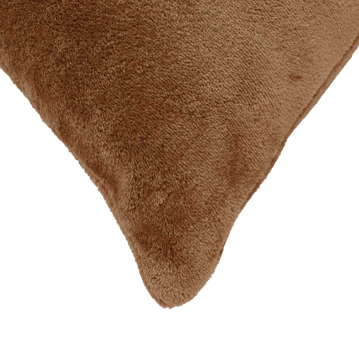 Cushion Cover 2 pcs HEERLEN Light Brown 60 x 60 cm Flannel