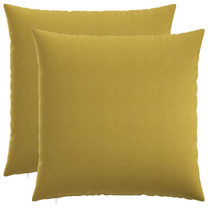 Cushion Cover 2 pcs HEERLEN Light Green 65 x 65 cm Fabric