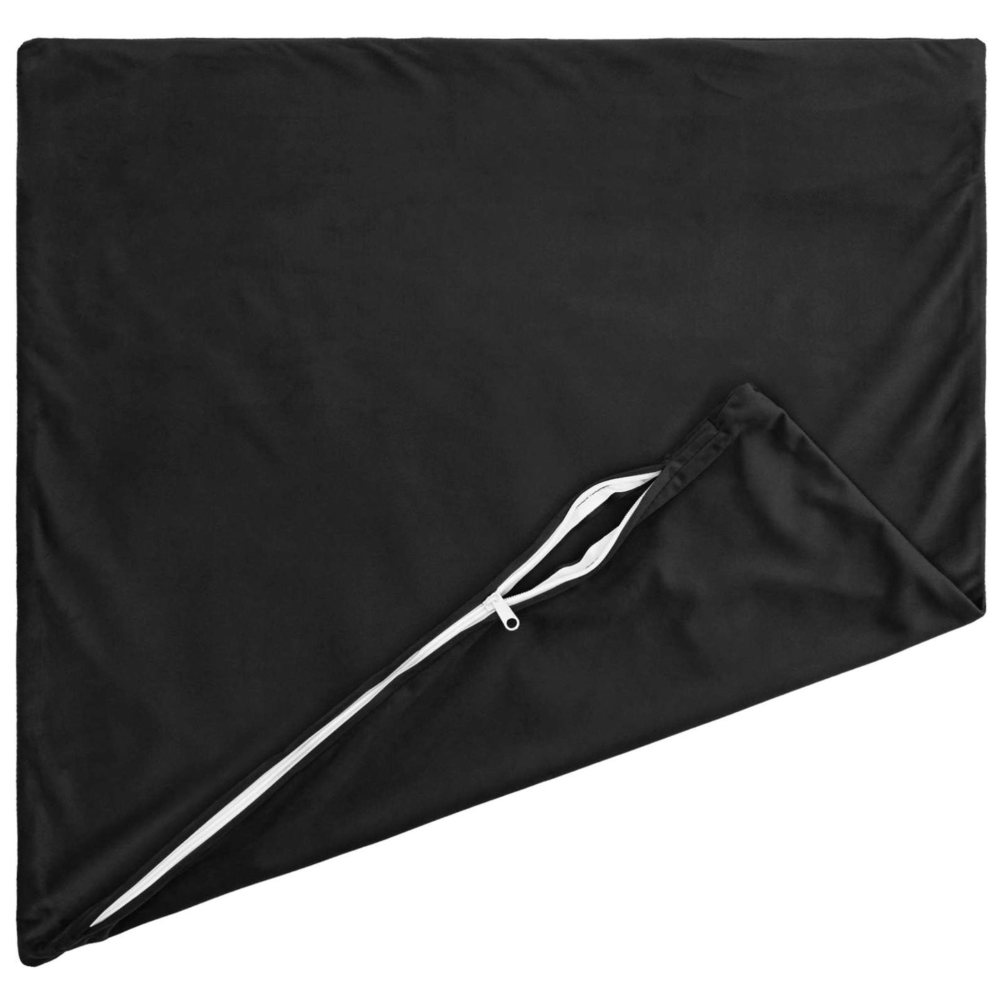 Cushion Cover 6 pcs HEERLEN Black 65 x 65 cm Velvet