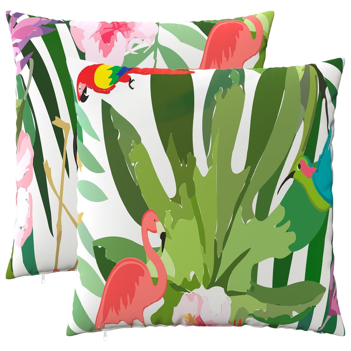 Cushion Cover 2 pcs HEERLEN Multicolour 65 x 65 cm Polyester