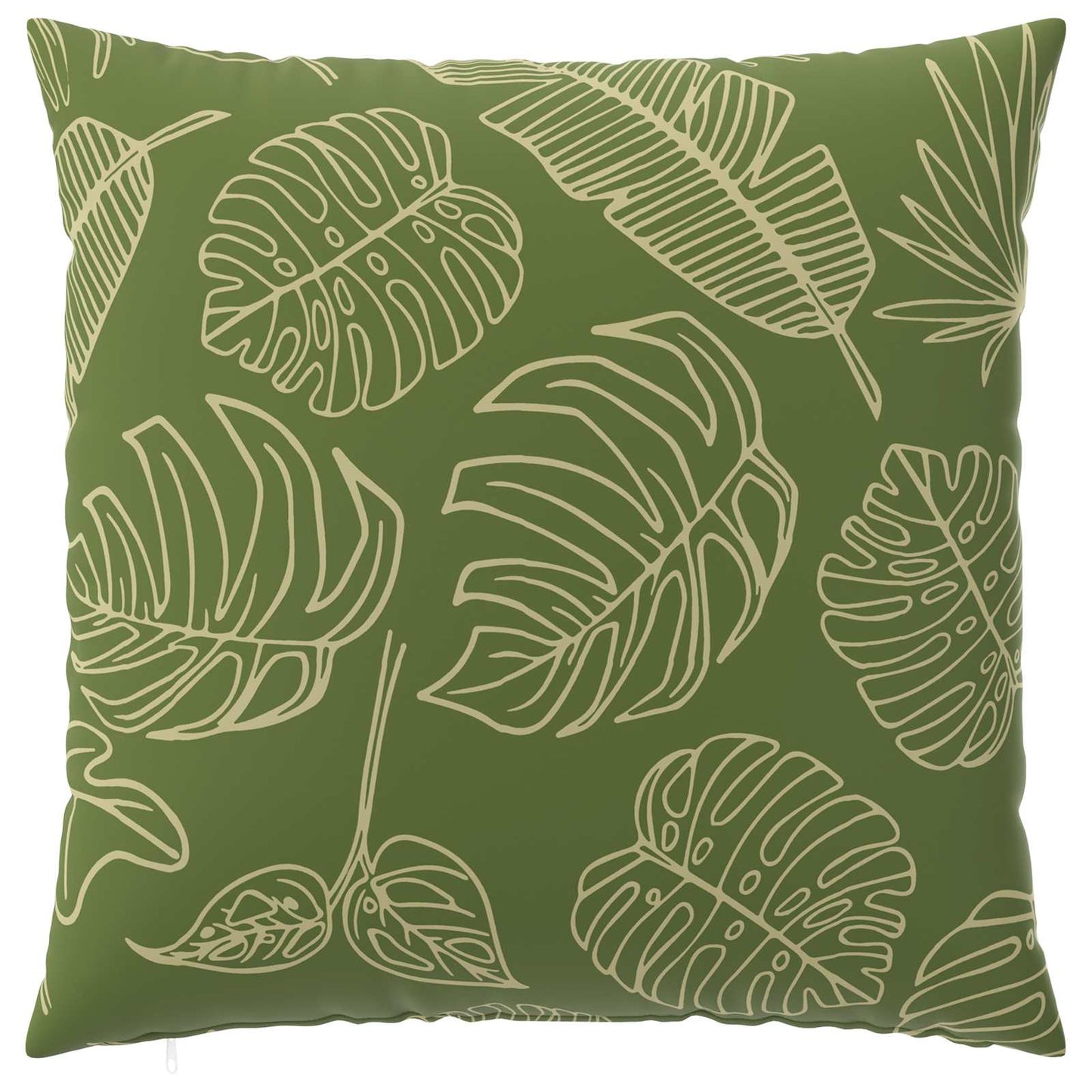 Cushion Cover 2 pcs HEERLEN Leaf Design 65 x 65 cm Polyester