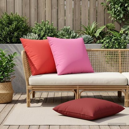 Cushion Cover 6 pcs HEERLEN Red 80 x 80 cm Polyester
