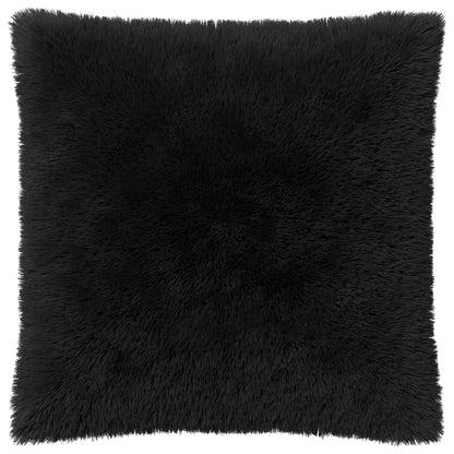 Cushion Cover 6 pcs HEERLEN Black 65 x 65 cm PV Fleece