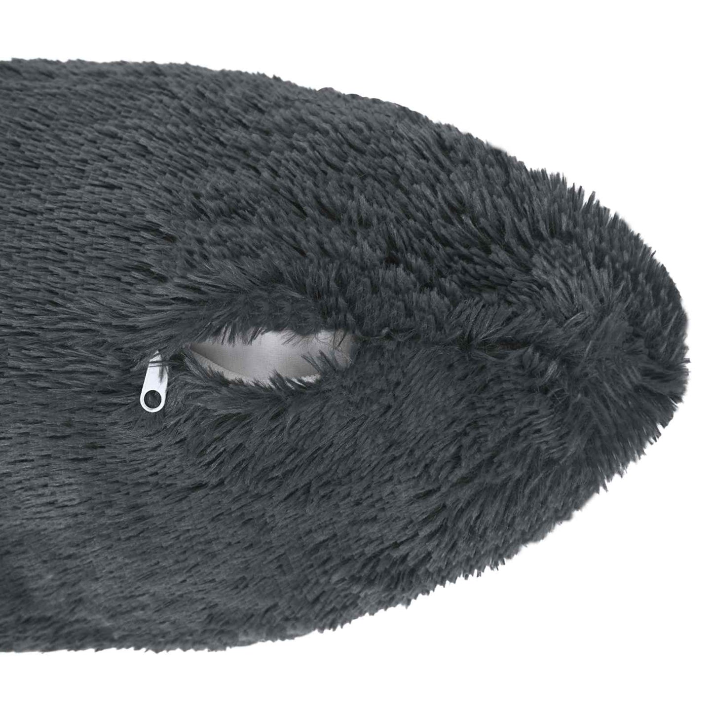 Cushion Cover 6 pcs HEERLEN Anthracite 65 x 65 cm PV Fleece