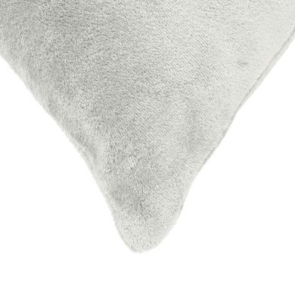 Cushion Cover 2 pcs HEERLEN Light Grey 65 x 65 cm Flannel
