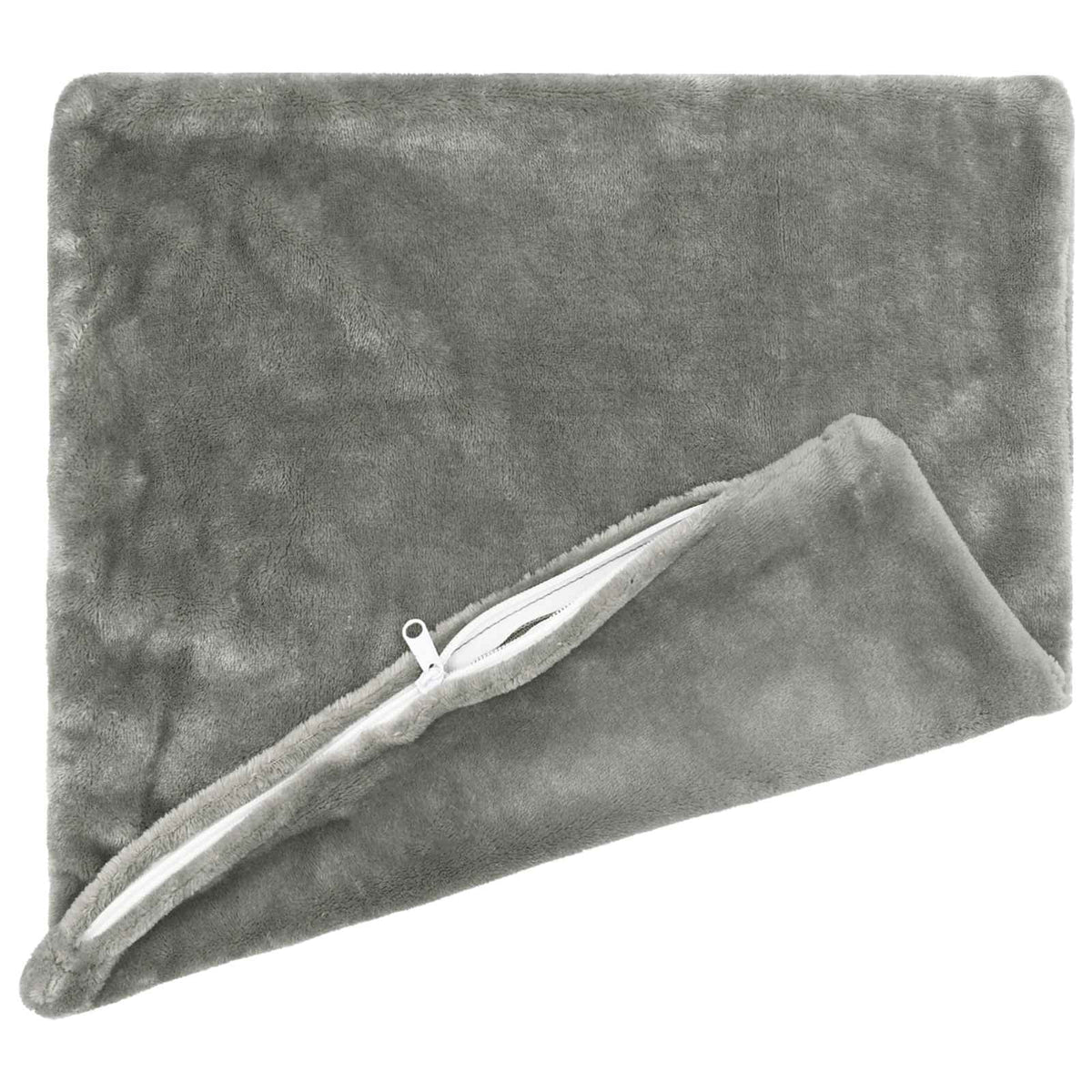 Cushion Cover 6 pcs HEERLEN Dark Grey 65 x 65 cm Flannel
