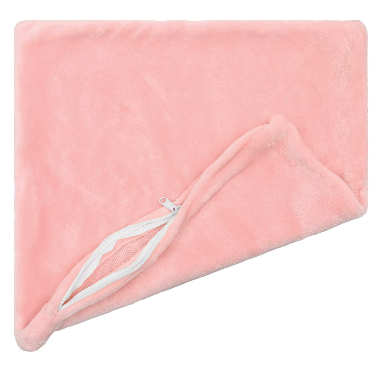 Cushion Cover 2 pcs HEERLEN Pink 65 x 65 cm Flannel