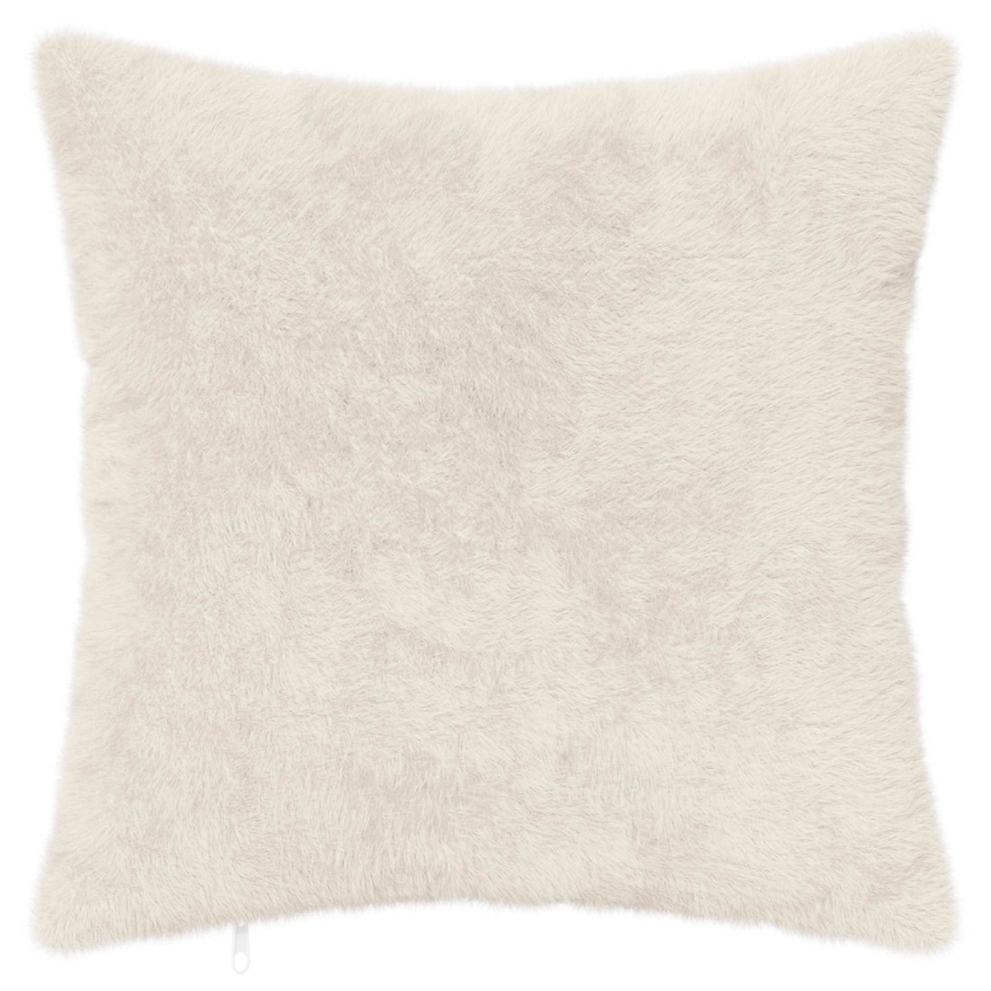 Cushion Cover 6 pcs HEERLEN White 65 x 65 cm Faux Rabbit Fur