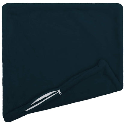 Cushion Cover 2 pcs HEERLEN Navy Blue 65 x 65 cm