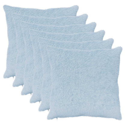 Cushion Cover 6 pcs HEERLEN Light Blue 65 x 65 cm