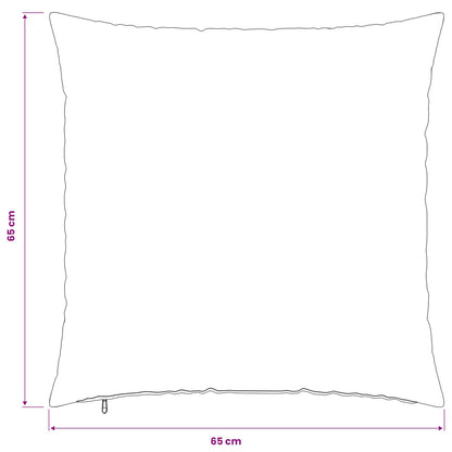 Cushion Cover 6 pcs HEERLEN Light Grey 65 x 65 cm