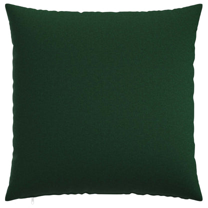 Cushion Cover 2 pcs HEERLEN Dark Green 70 x 70 cm Fabric