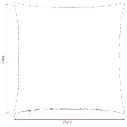Cushion Cover 2 pcs HEERLEN Red 70 x 70 cm Fabric