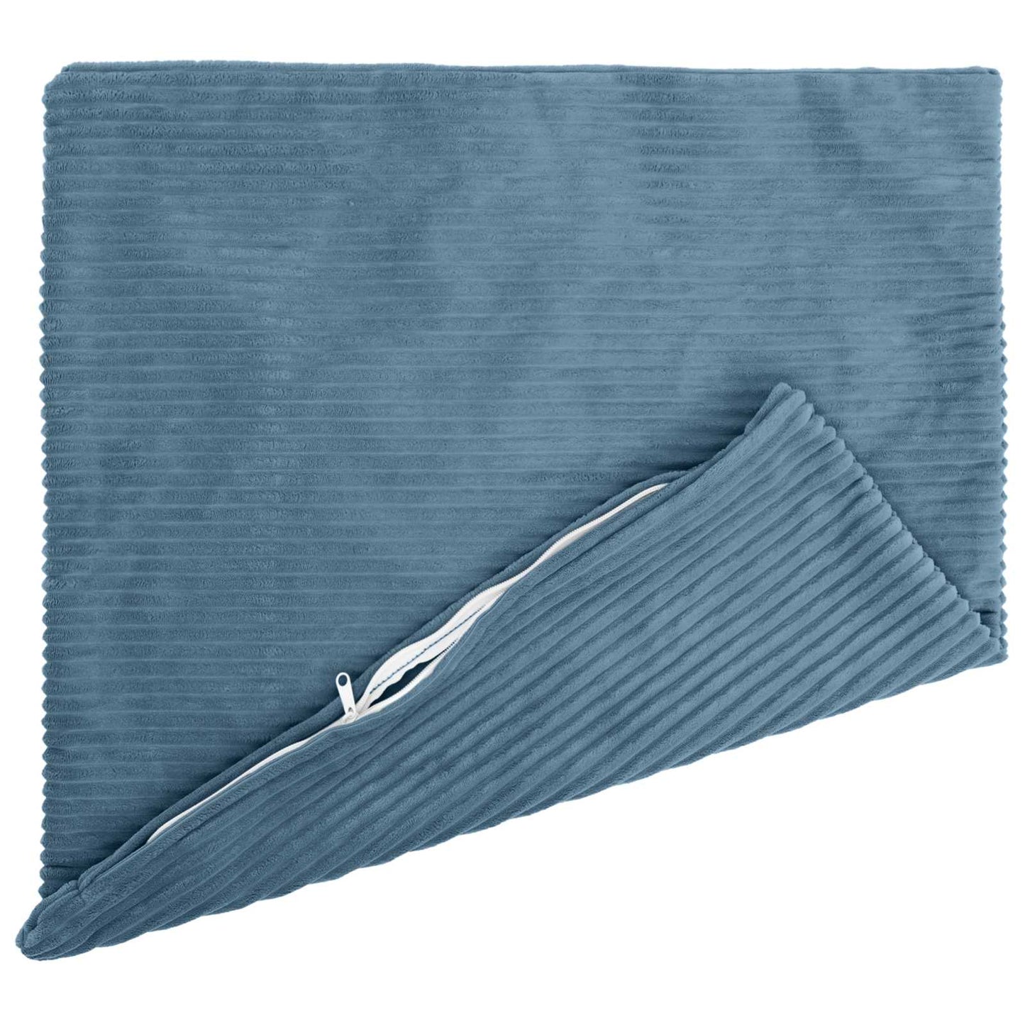 Cushion Cover 2 pcs HEERLEN Blue 70 x 70 cm Corduroy