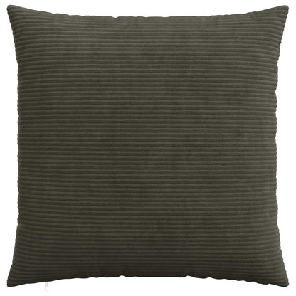 Cushion Cover 6 pcs HEERLEN Anthracite 70 x 70 cm Corduroy